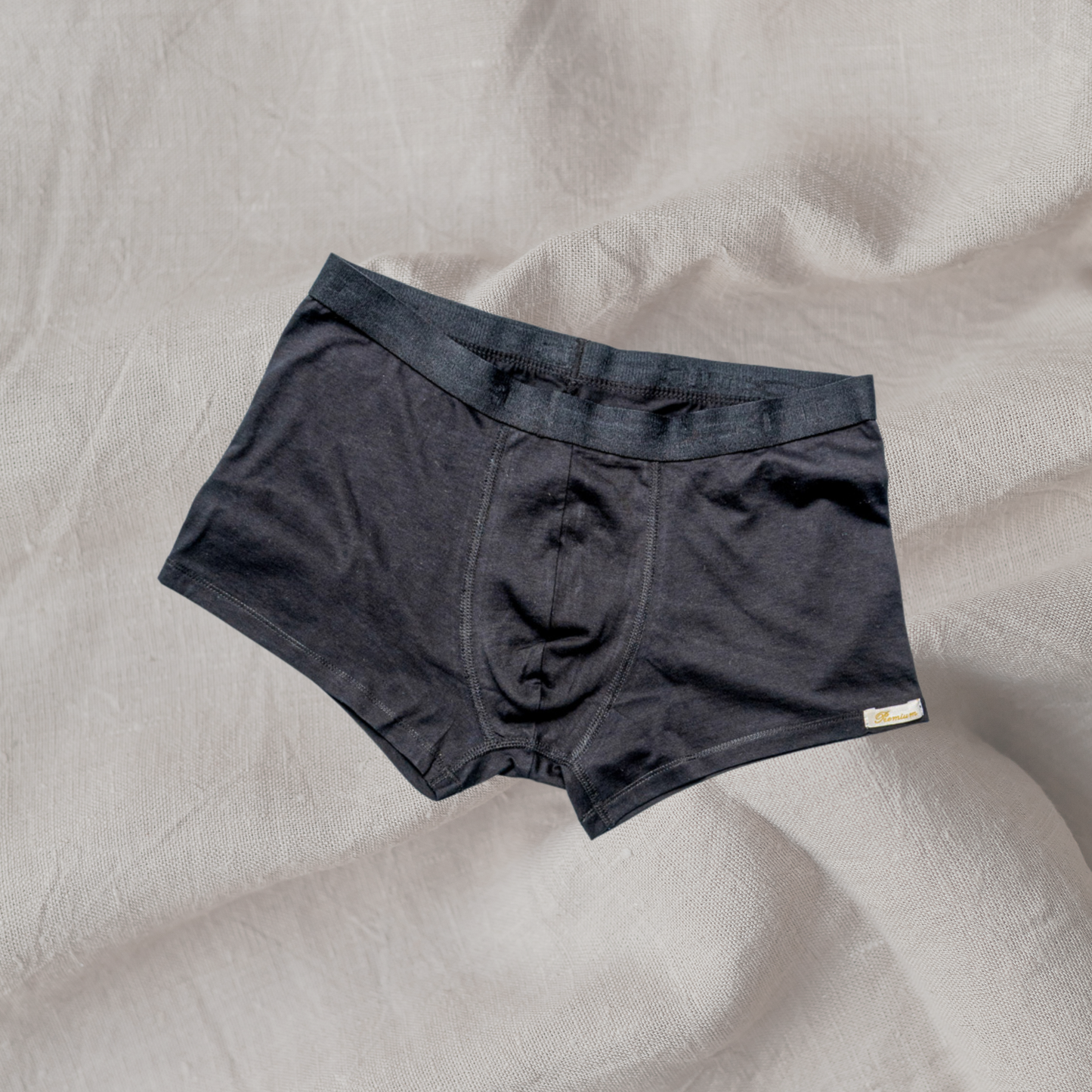 Nit Black Egyptian Cotton Men's Boxer Trunk