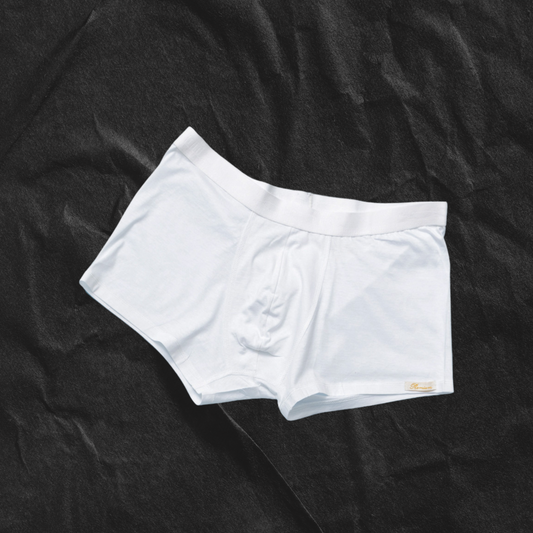 Nit White Egyptian Cotton Men's Boxer Trunk